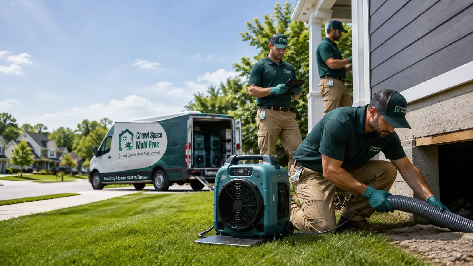 Crawl Space Mold Removal in Boomer, NC
